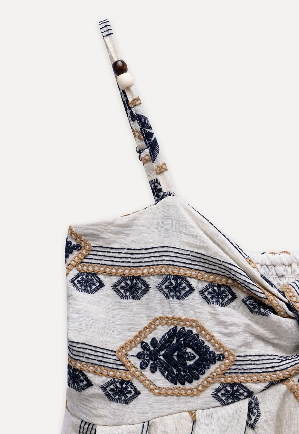 intage-Inspired Boho Print Spaghetti Strap Top