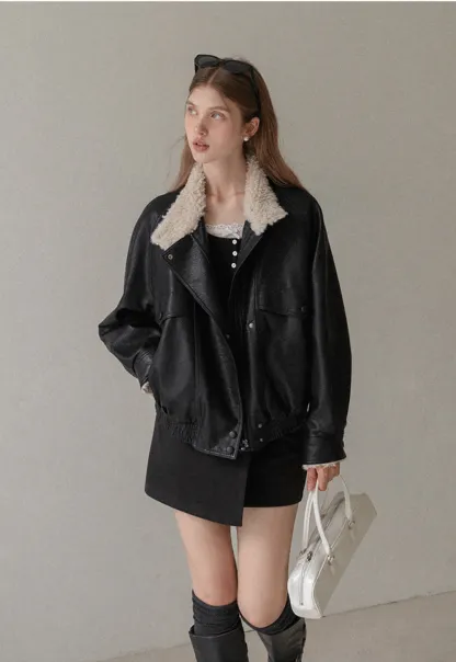 Women Lace Trim Knit Top Long Sleeve Elegant Style