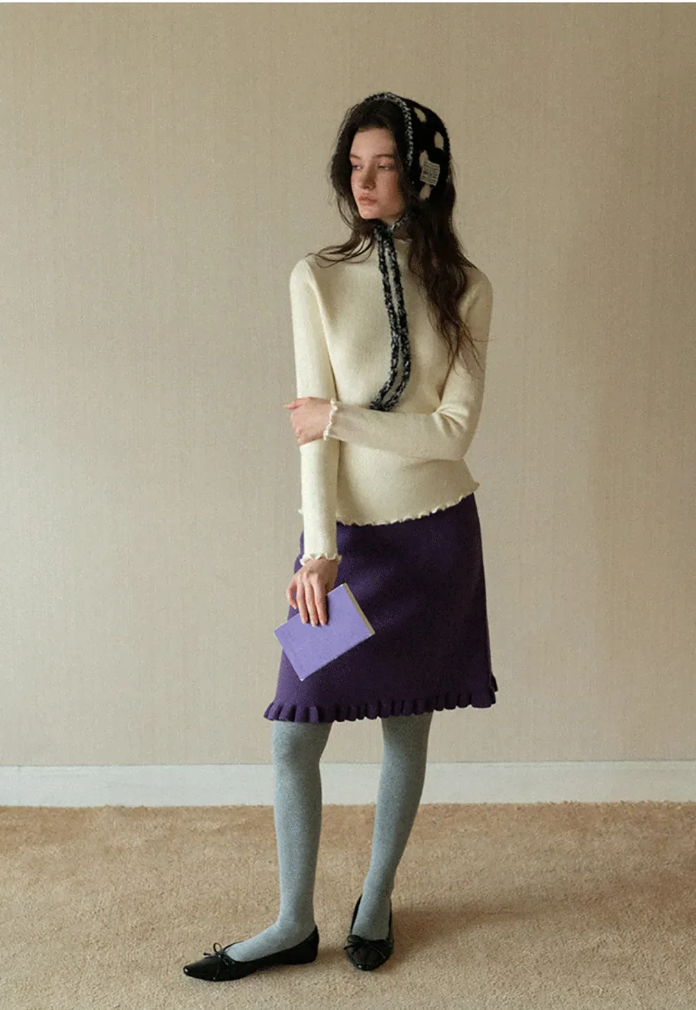 Soft Knit High-Waist Lounge Pants