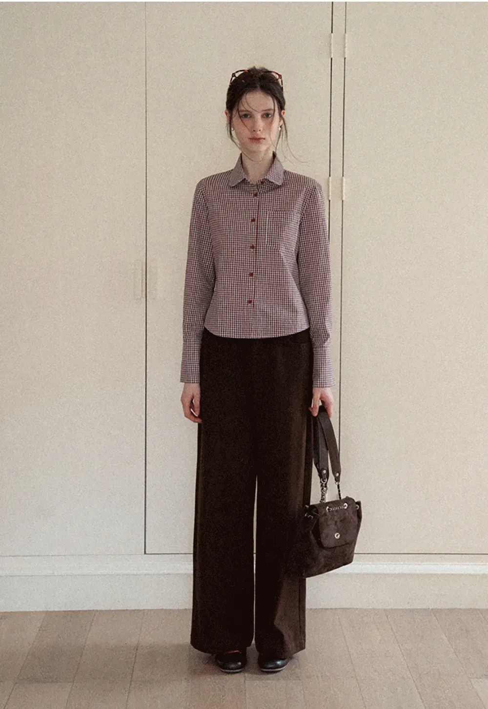 Wide-Leg Suit Trousers