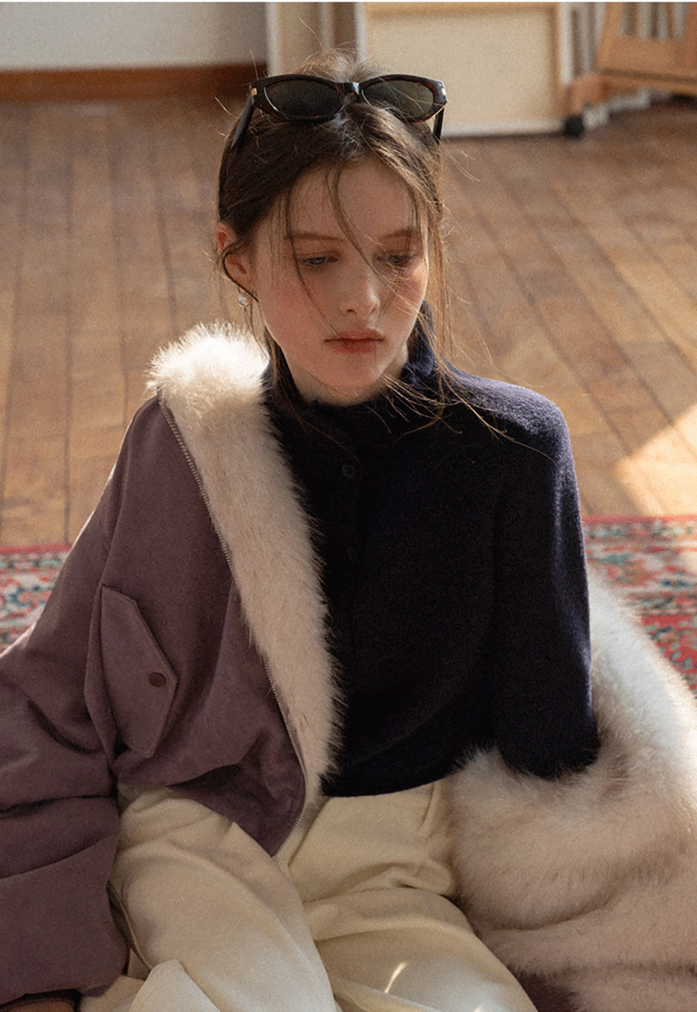 Women Double-Sided Fuzzy Coat