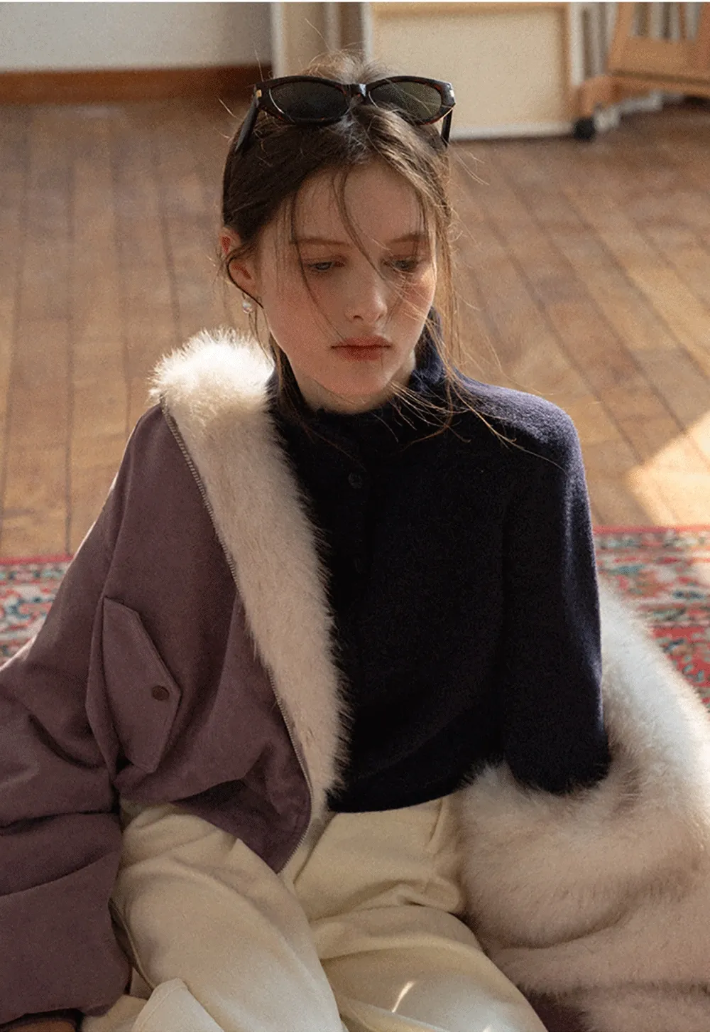 Women Double-Sided Fuzzy Coat