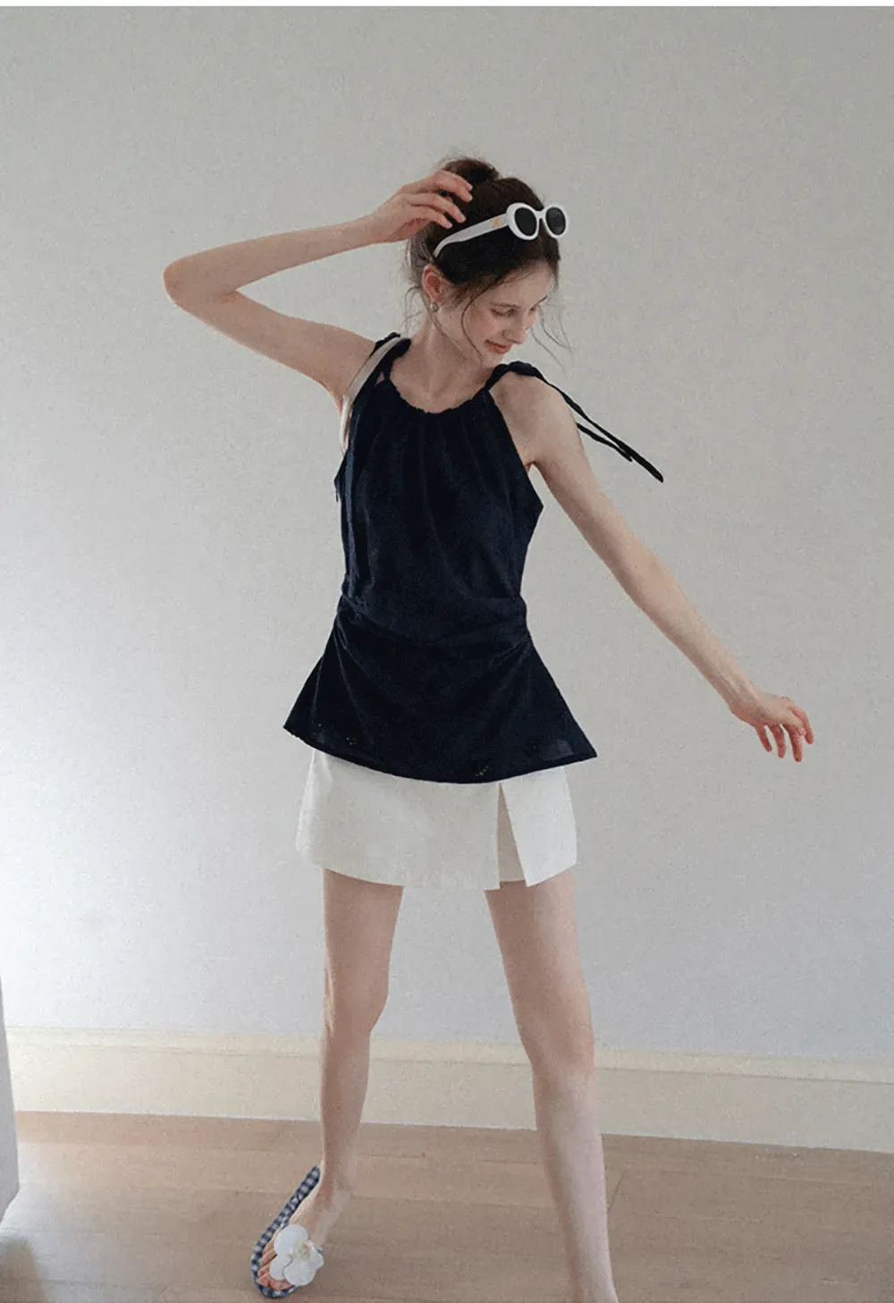 Eyelet Embroidered Cami Top
