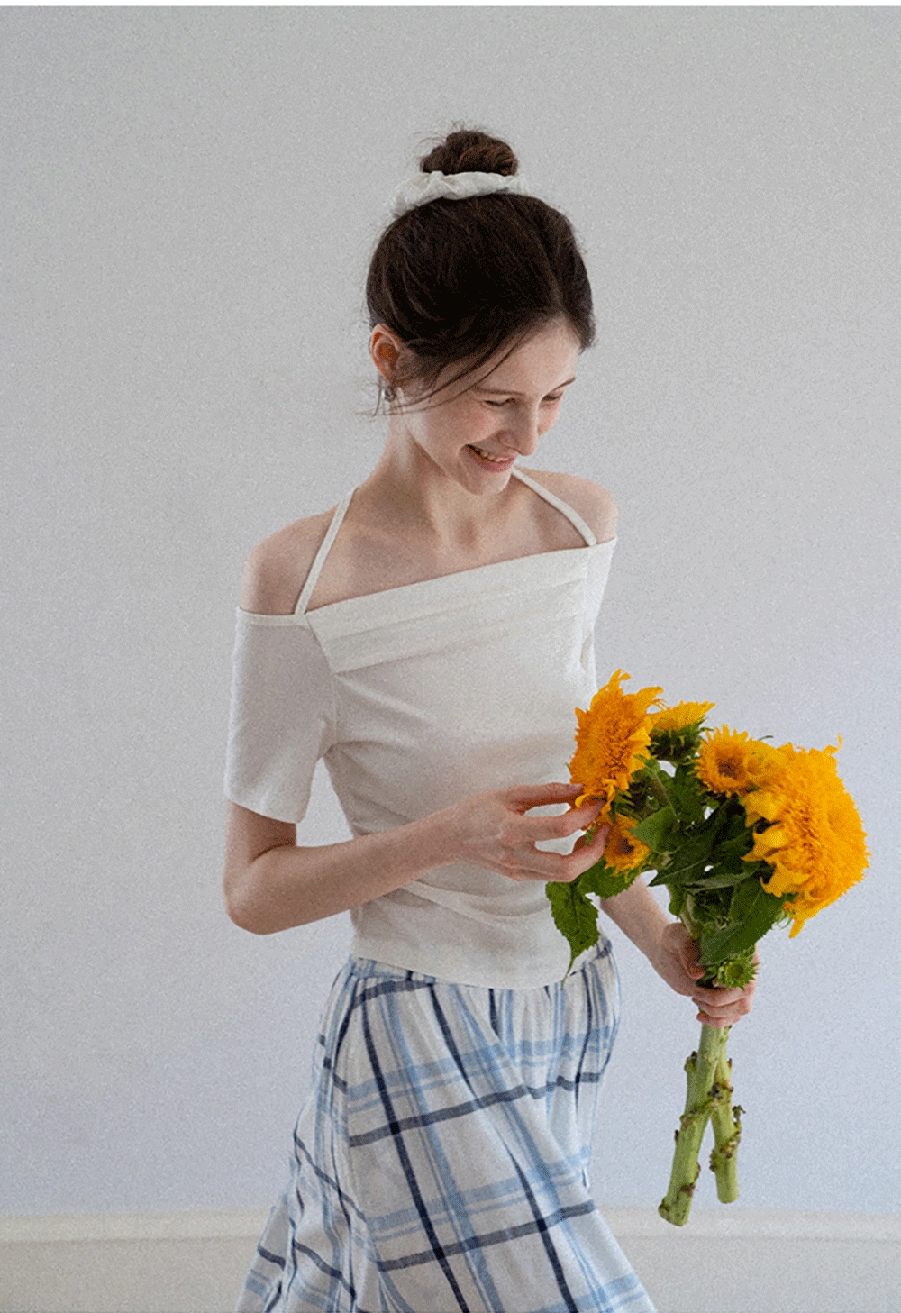 Strappy Off-Shoulder Tee