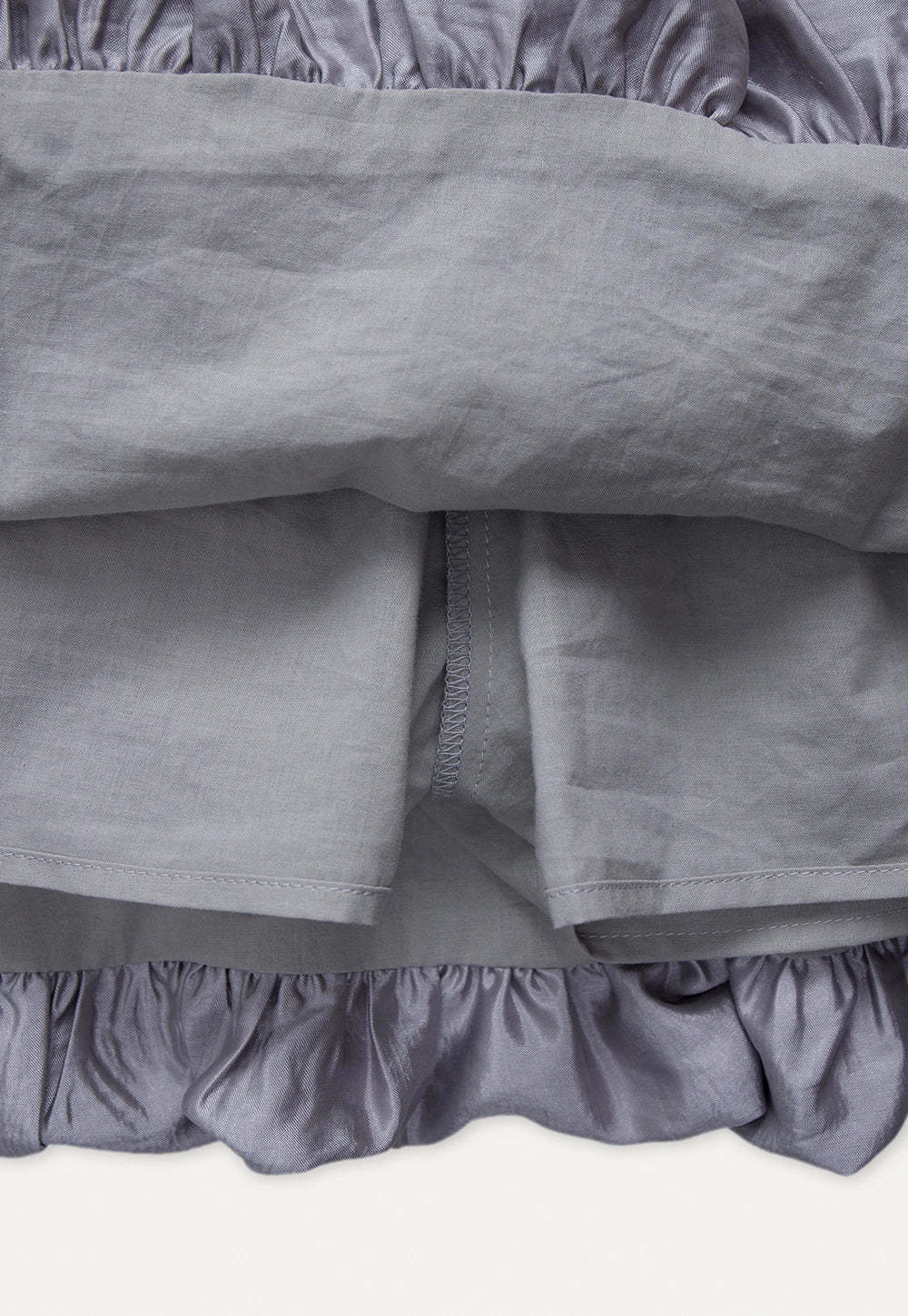 Tiered Bubble Mini Skirt