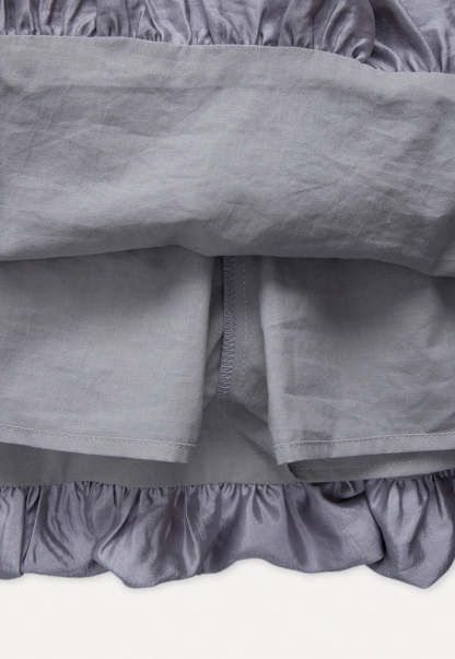 Tiered Bubble Mini Skirt