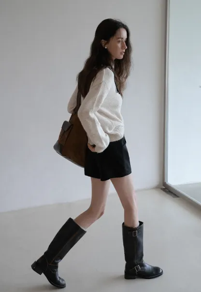 Bow Detail Knit Sweater