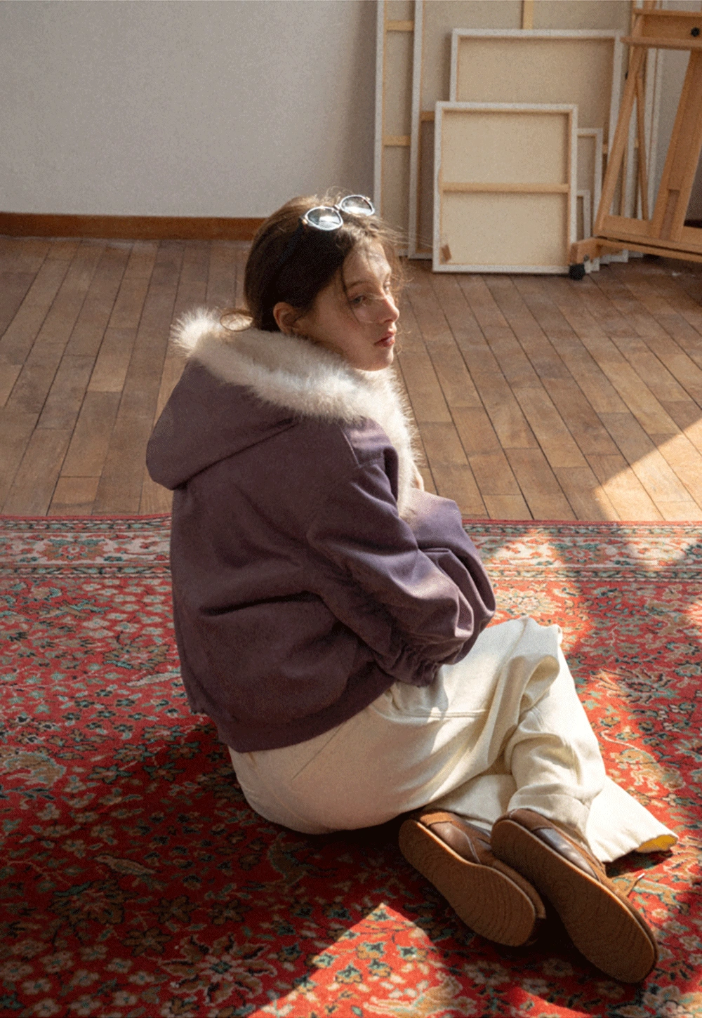 Women Double-Sided Fuzzy Coat