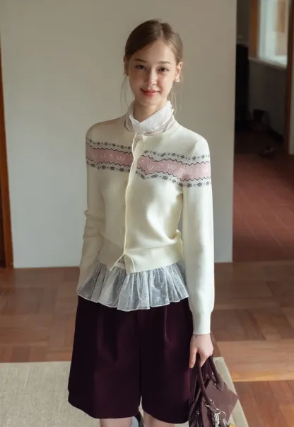 Vintage Style Women Cardigan