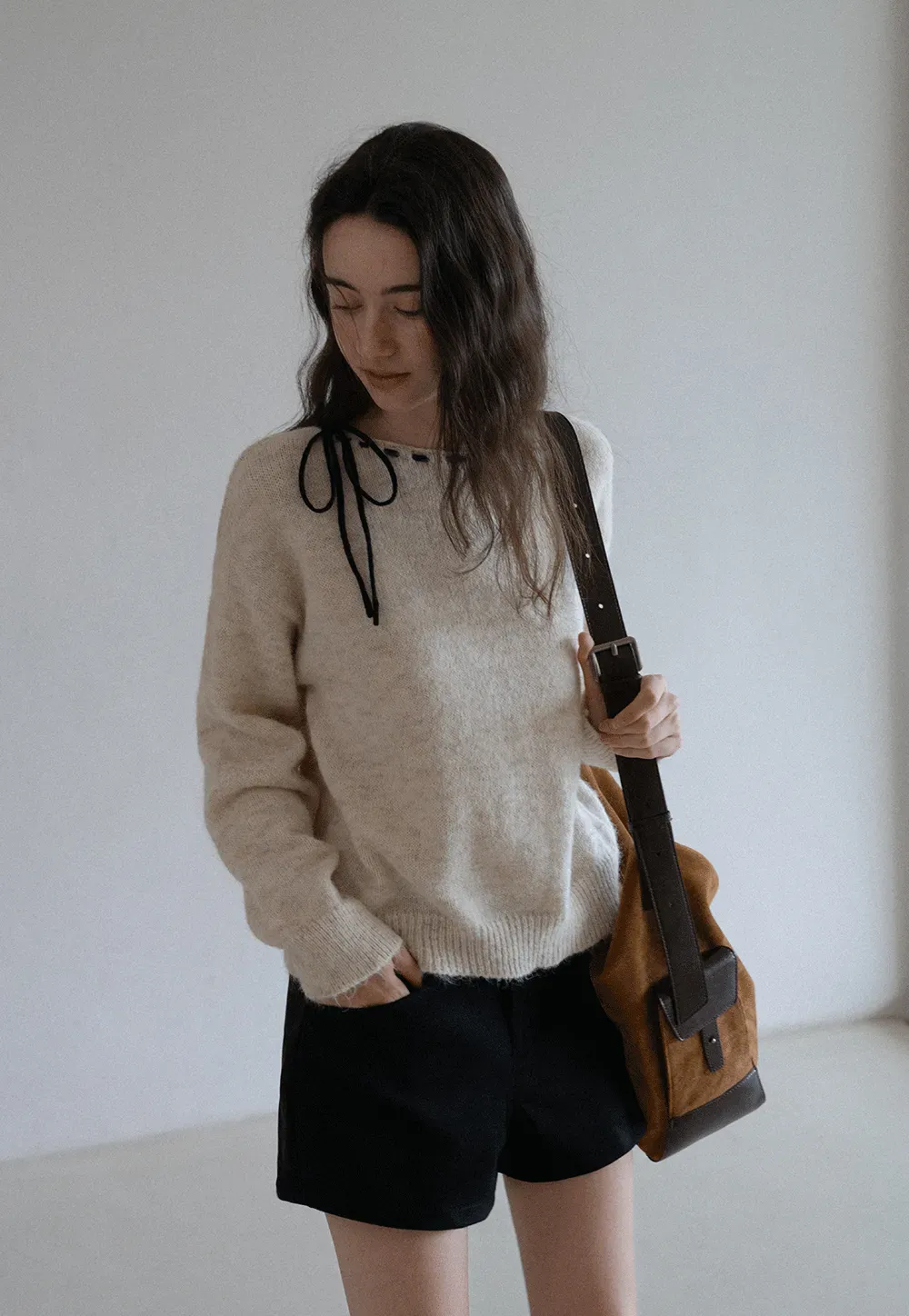 Bow Detail Knit Sweater