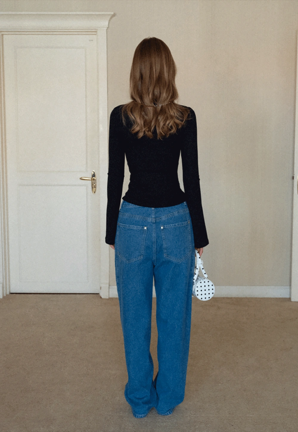 Women Slim Fit Long Sleeve Ribbed Knit Top