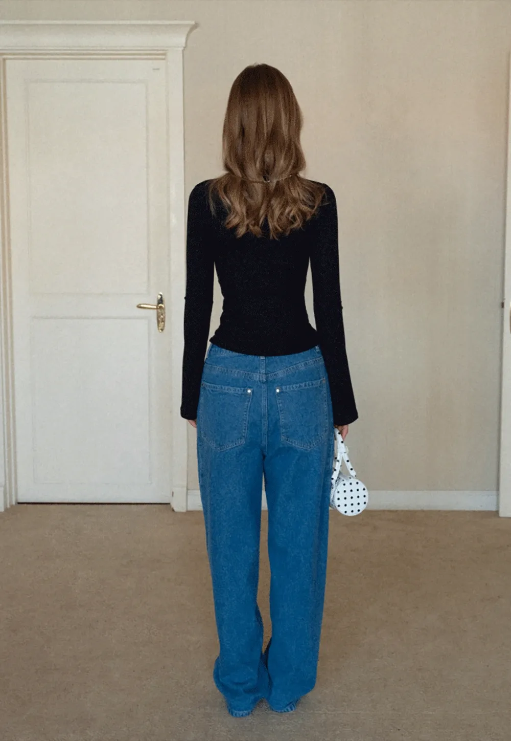 Women Slim Fit Long Sleeve Ribbed Knit Top