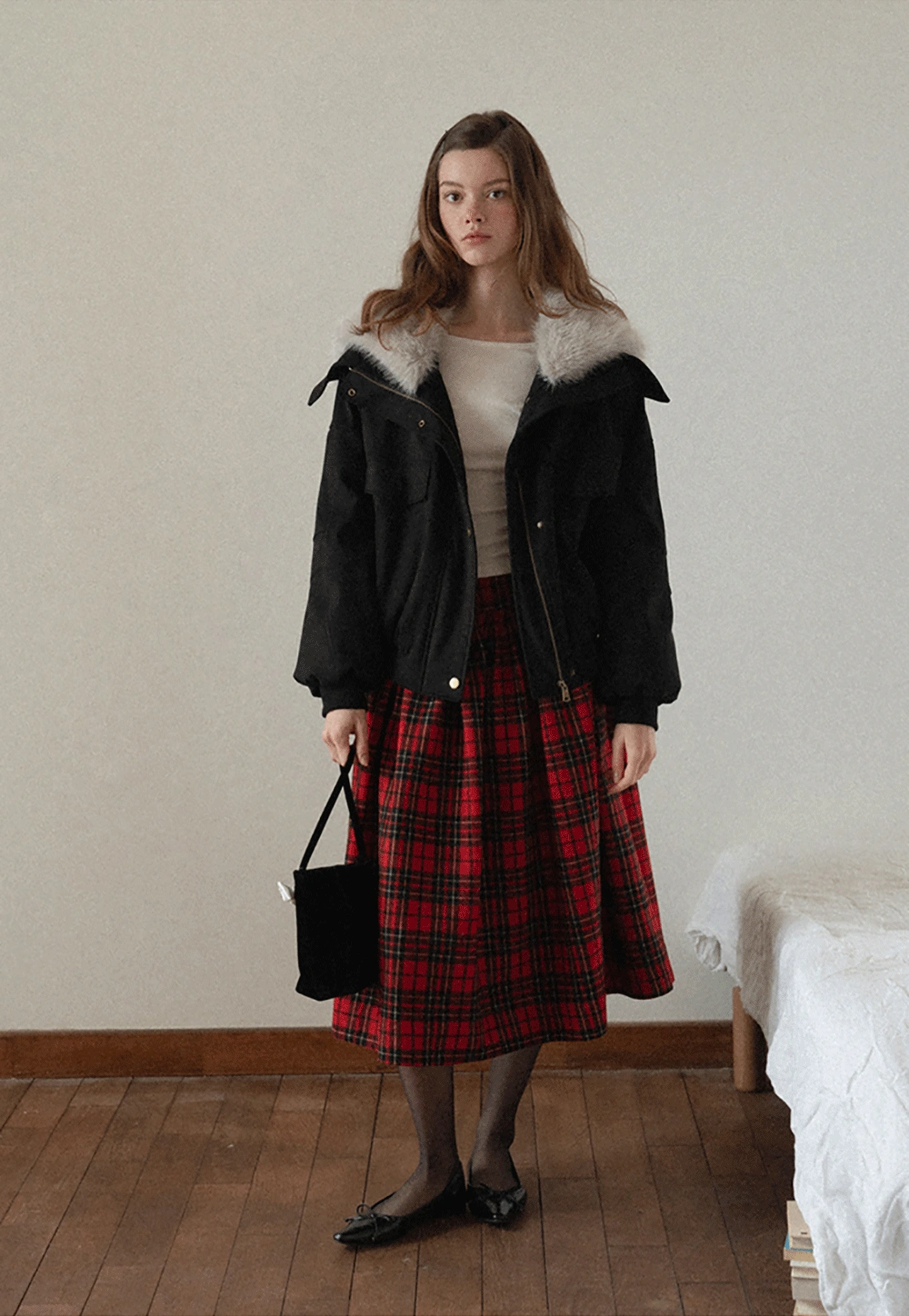 Women Casual Long Sleeve Top with Ribbed Design