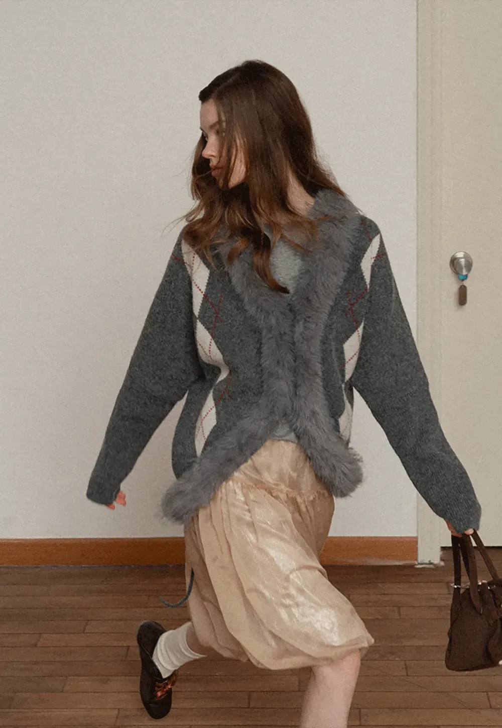 Bubble Hem Organza Skirt