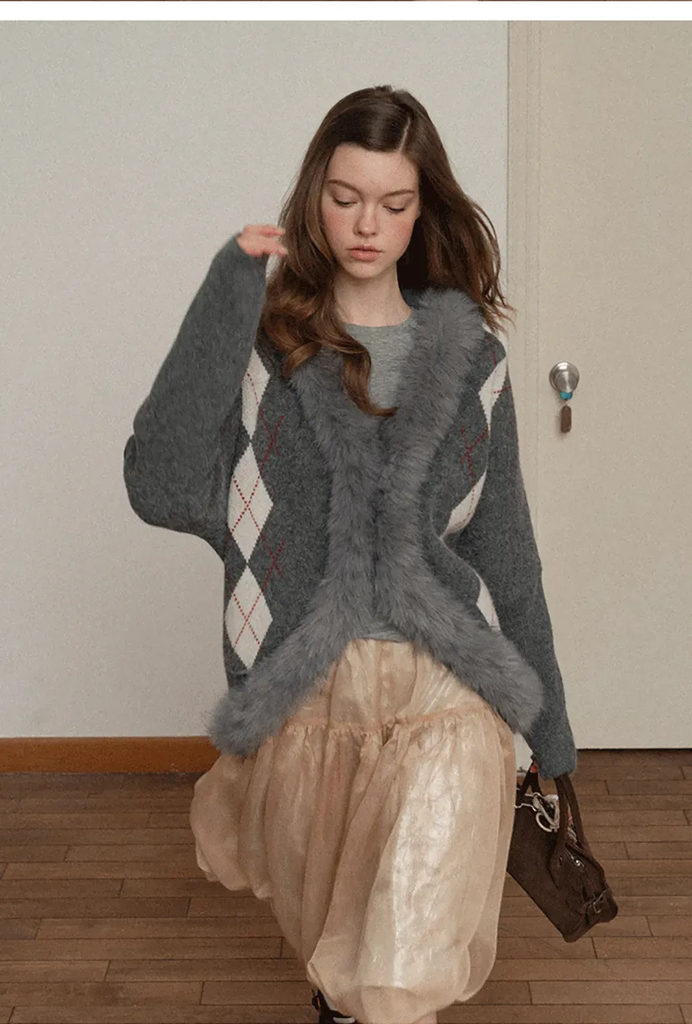 Bubble Hem Organza Skirt