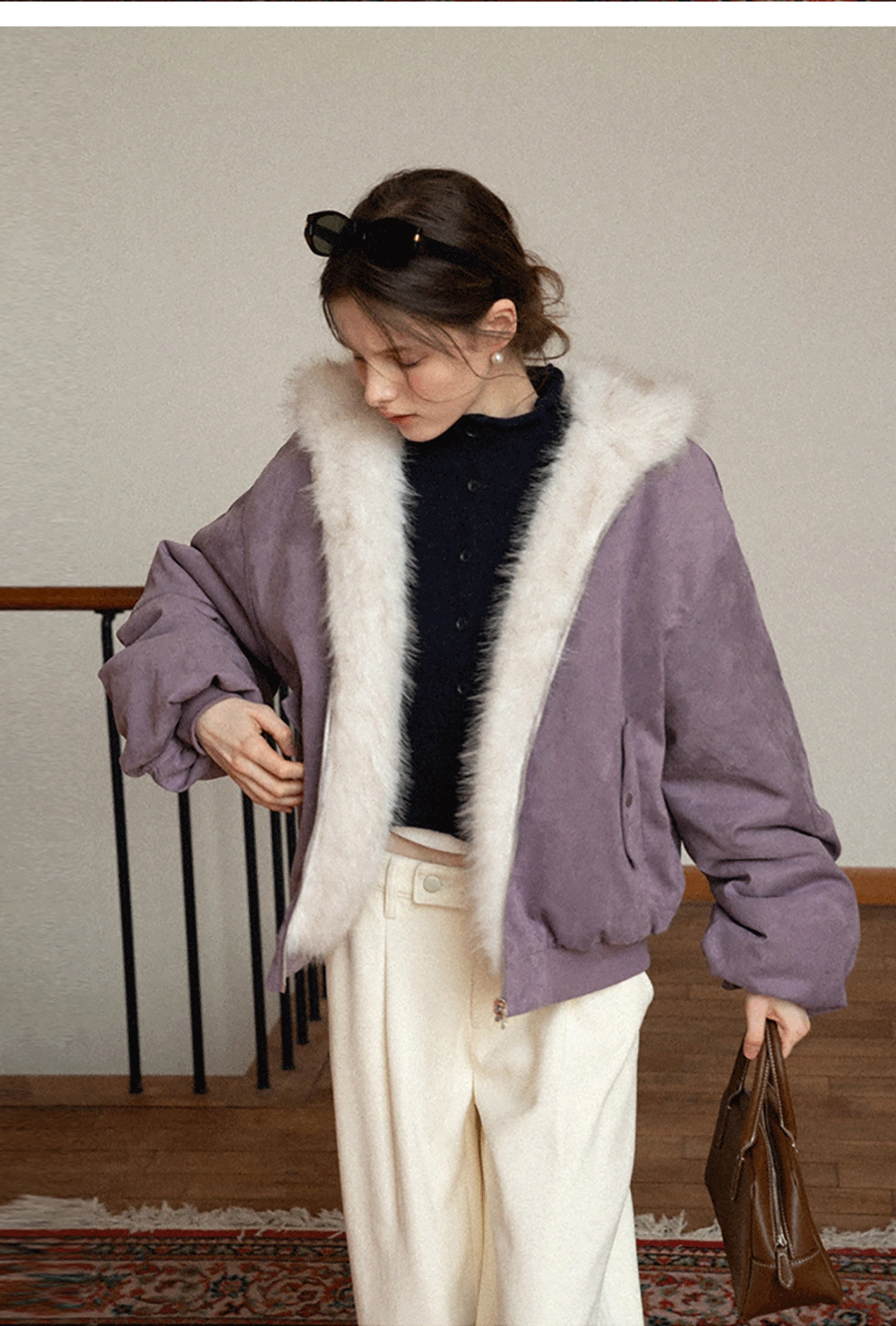 Women Double-Sided Fuzzy Coat