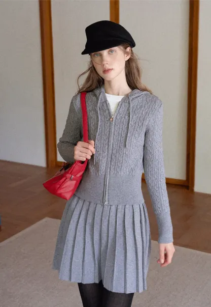 Wool Structured Newsboy Cap
