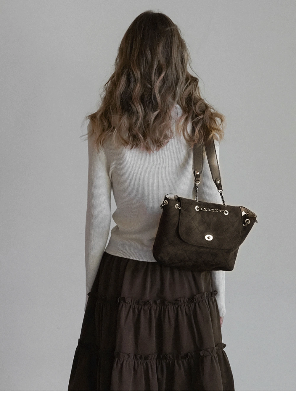 Women’s Ribbed Knit Turtleneck Sweater Top