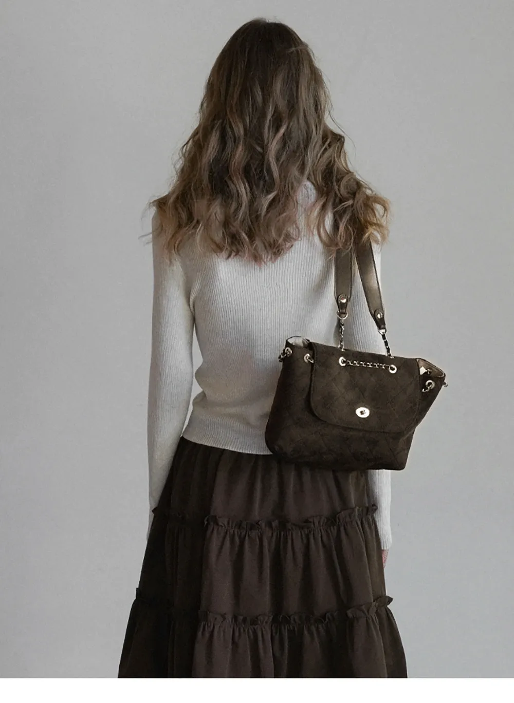 Women’s Ribbed Knit Turtleneck Sweater Top