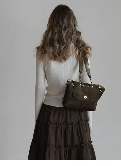 Women’s Ribbed Knit Turtleneck Sweater Top