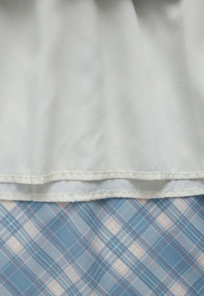 Plaid Halter Neck A-Line Dress2