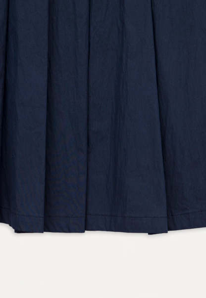 Women's Pleated Skirt with Side Ties
