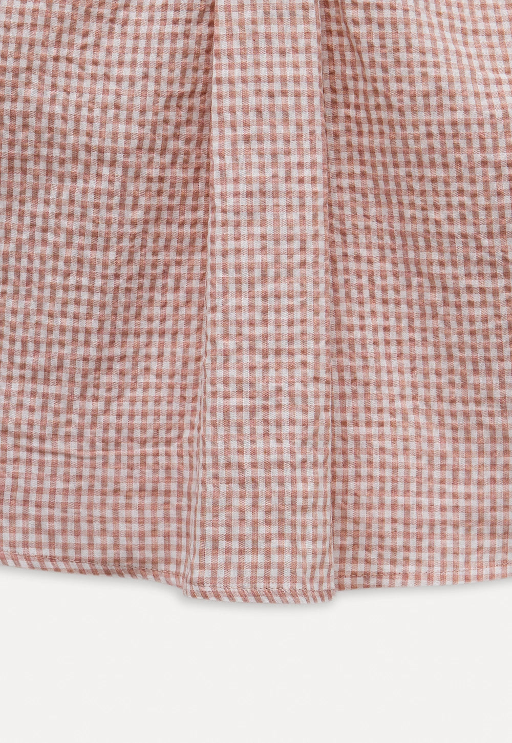 Bow Tie Pleated Textured Plaid Vest Top