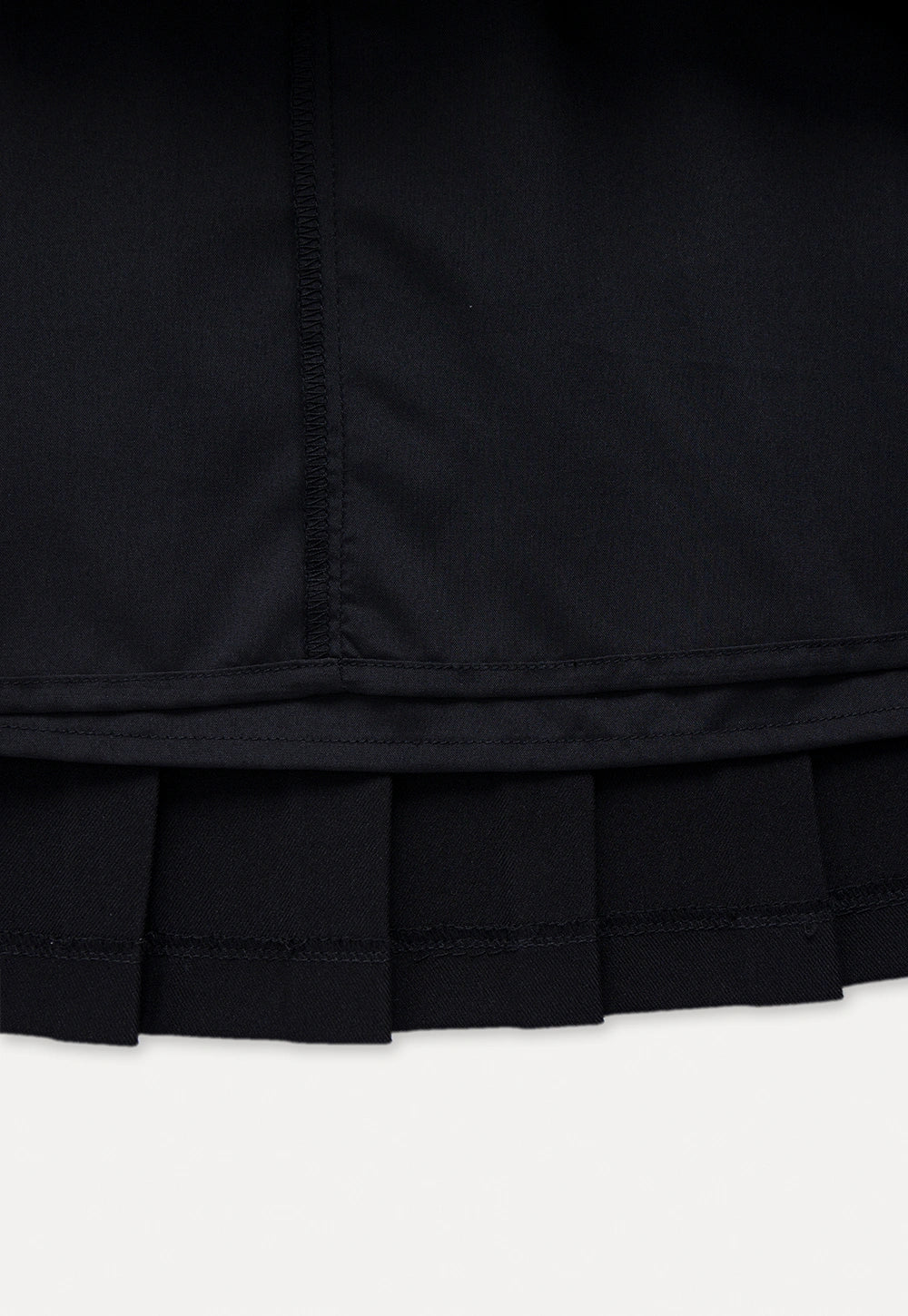 Black Pleated Mini Dress with Adjustable Straps