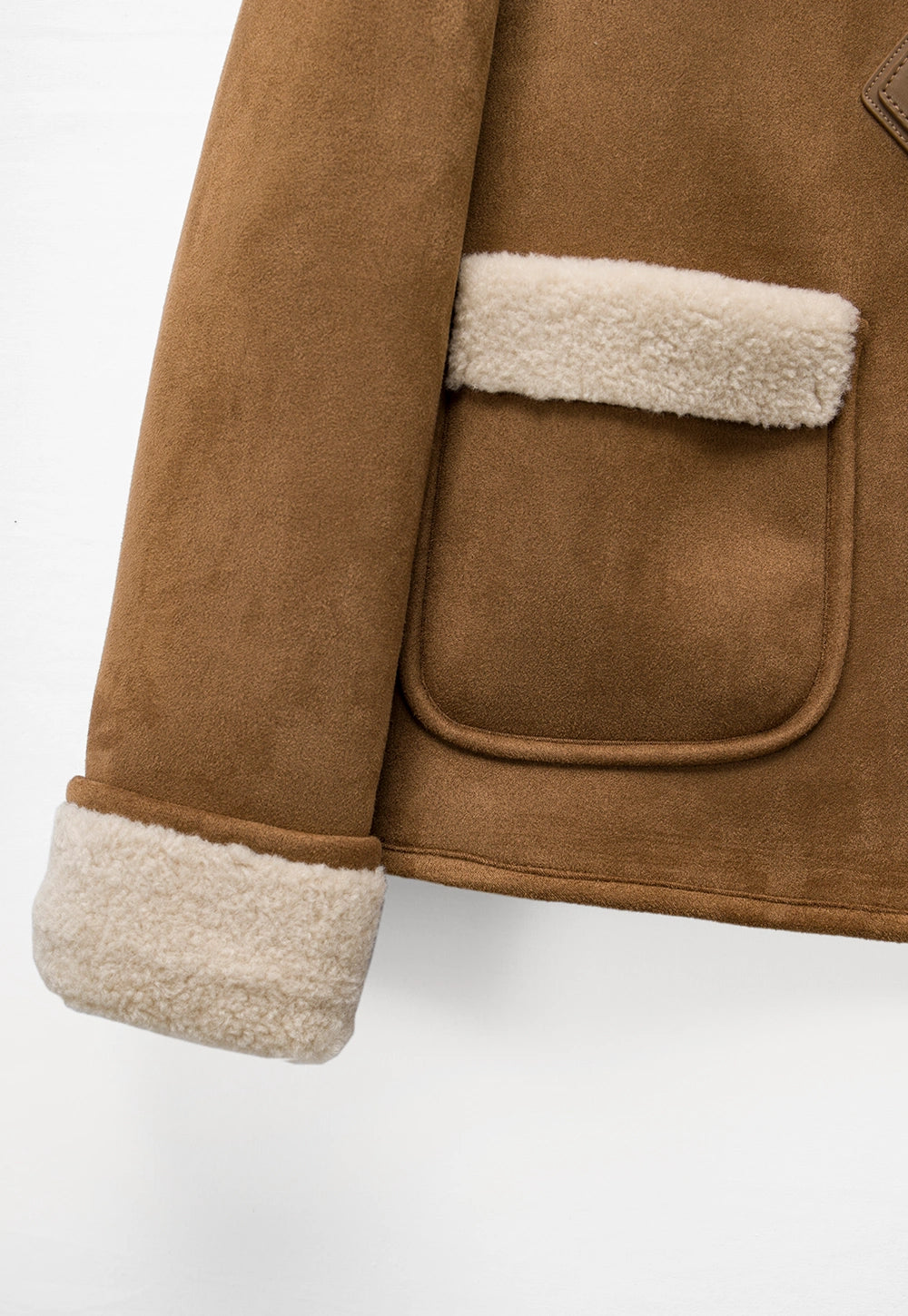 Women's Faux Suede Toggle Jacket – EGGKA