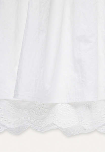 Women’s Layered Eyelet Hem Skirt