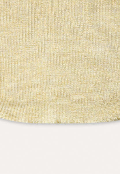 Women’s Hidden Button Faux Knit Top