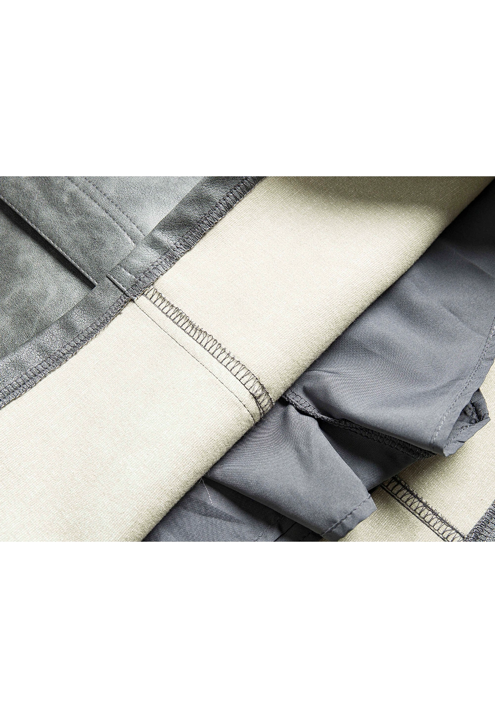 Women's Faux Leather Mini Skirt, A-Line with Belt and Pockets, Vintage Brown