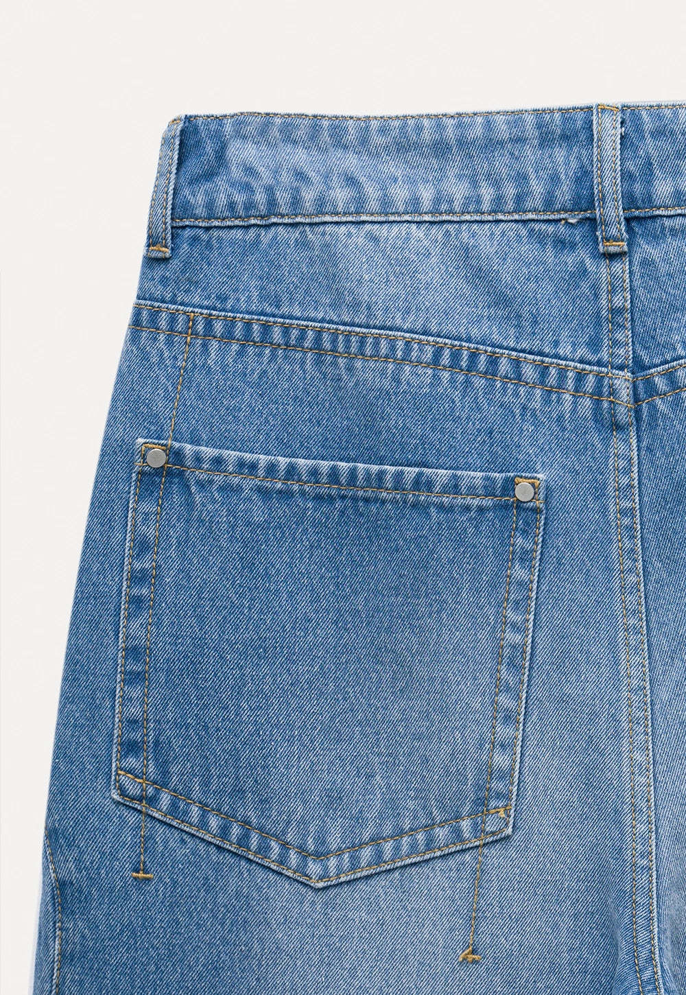 Women's High Waist Vintage Wide Leg Jeans