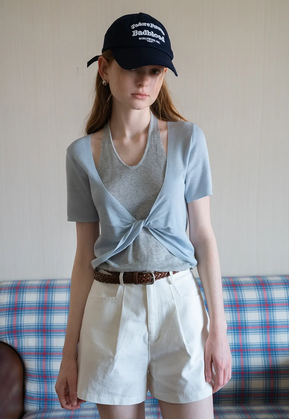 Layered Knot Front Tee