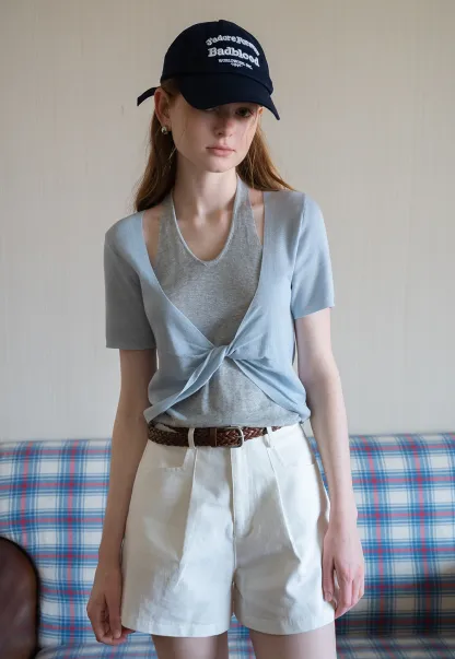 Layered Knot Front Tee