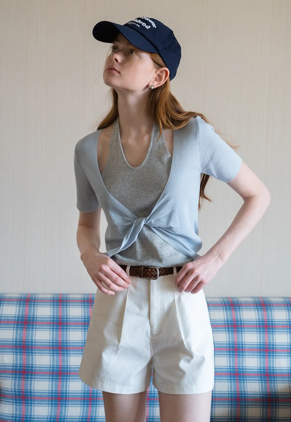 Layered Knot Front Tee
