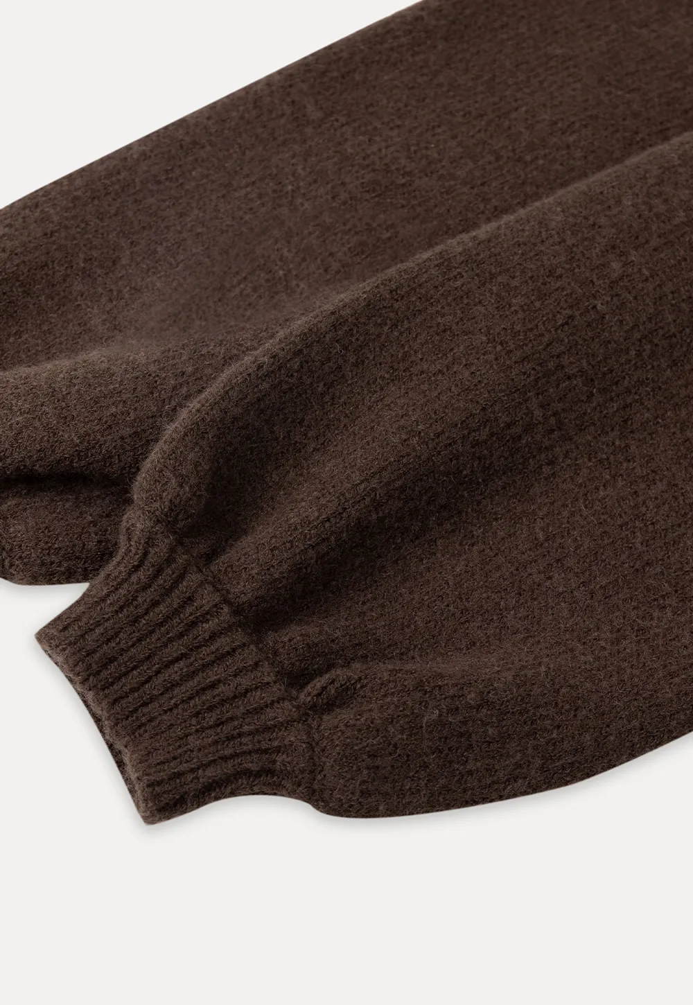 Woolen Knit Sweater and Skirt Set with Pattern Design