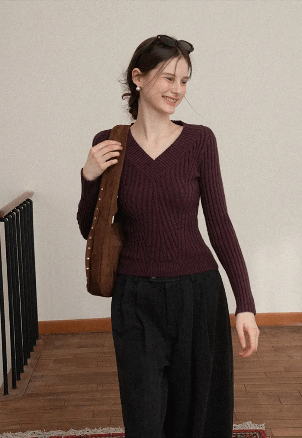 Elegant Wide Leg Trousers High Waist Design for Women