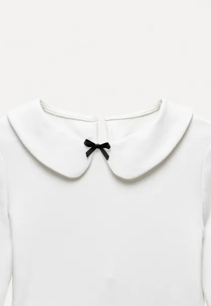 Peter Pan Collar Long Sleeve Tee