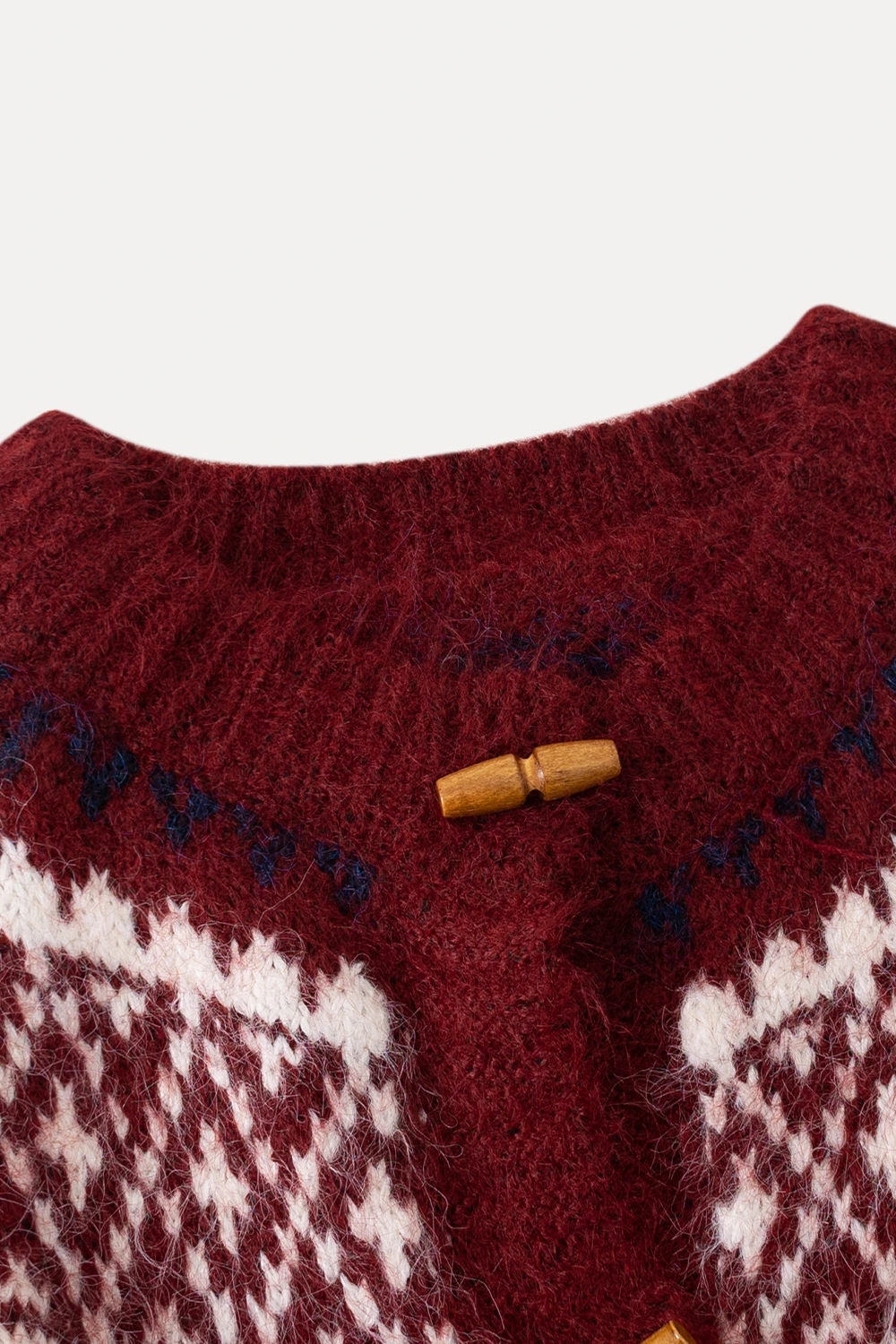 Fair Isle Button-Down Cardigan