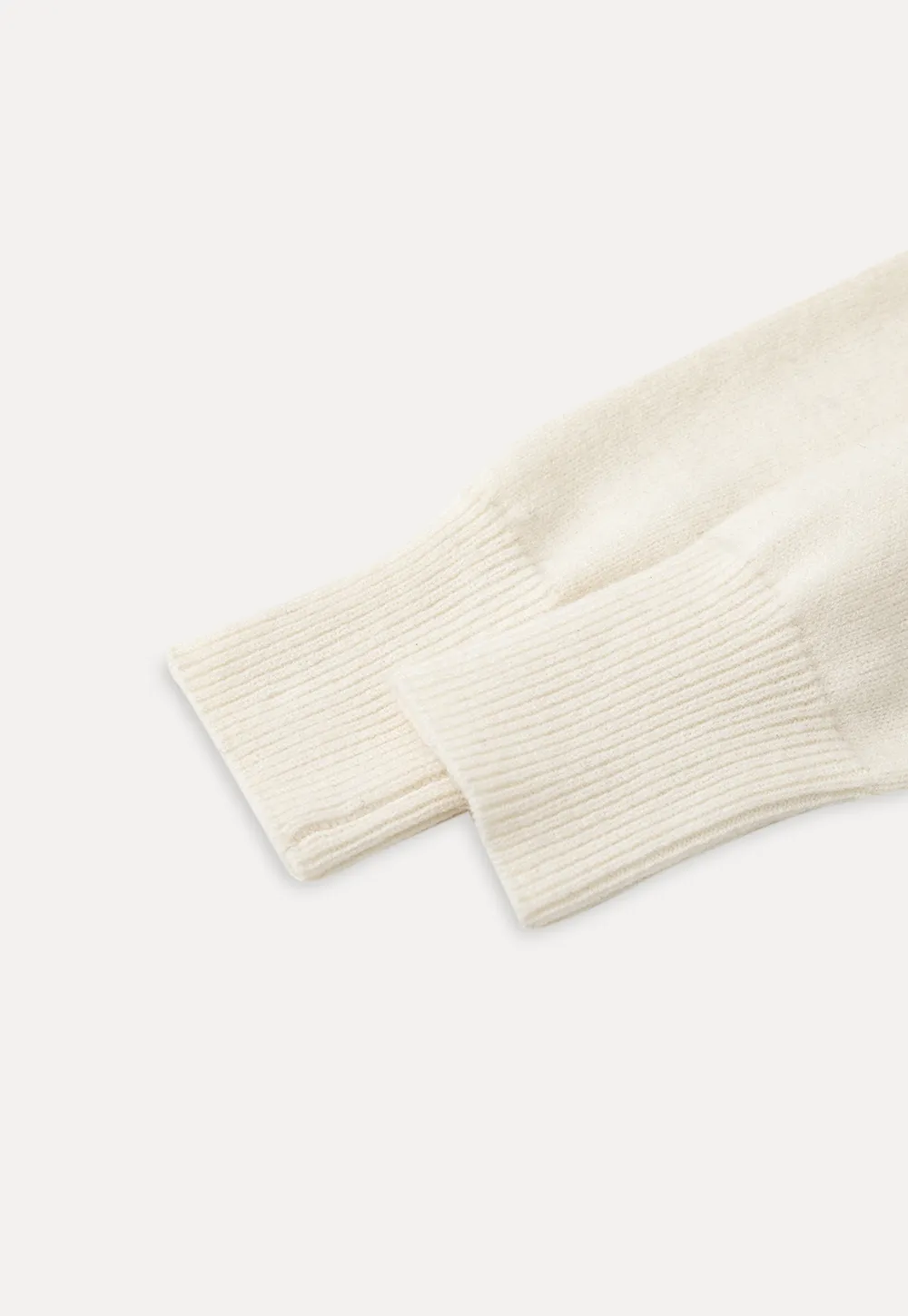 V Neck Knit Sweater with Layered Collar Design