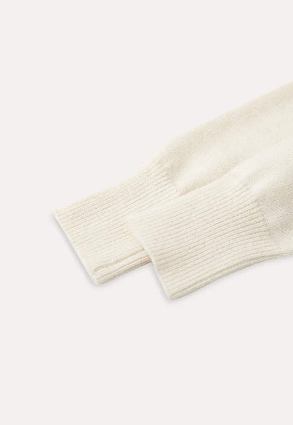 V Neck Knit Sweater with Layered Collar Design