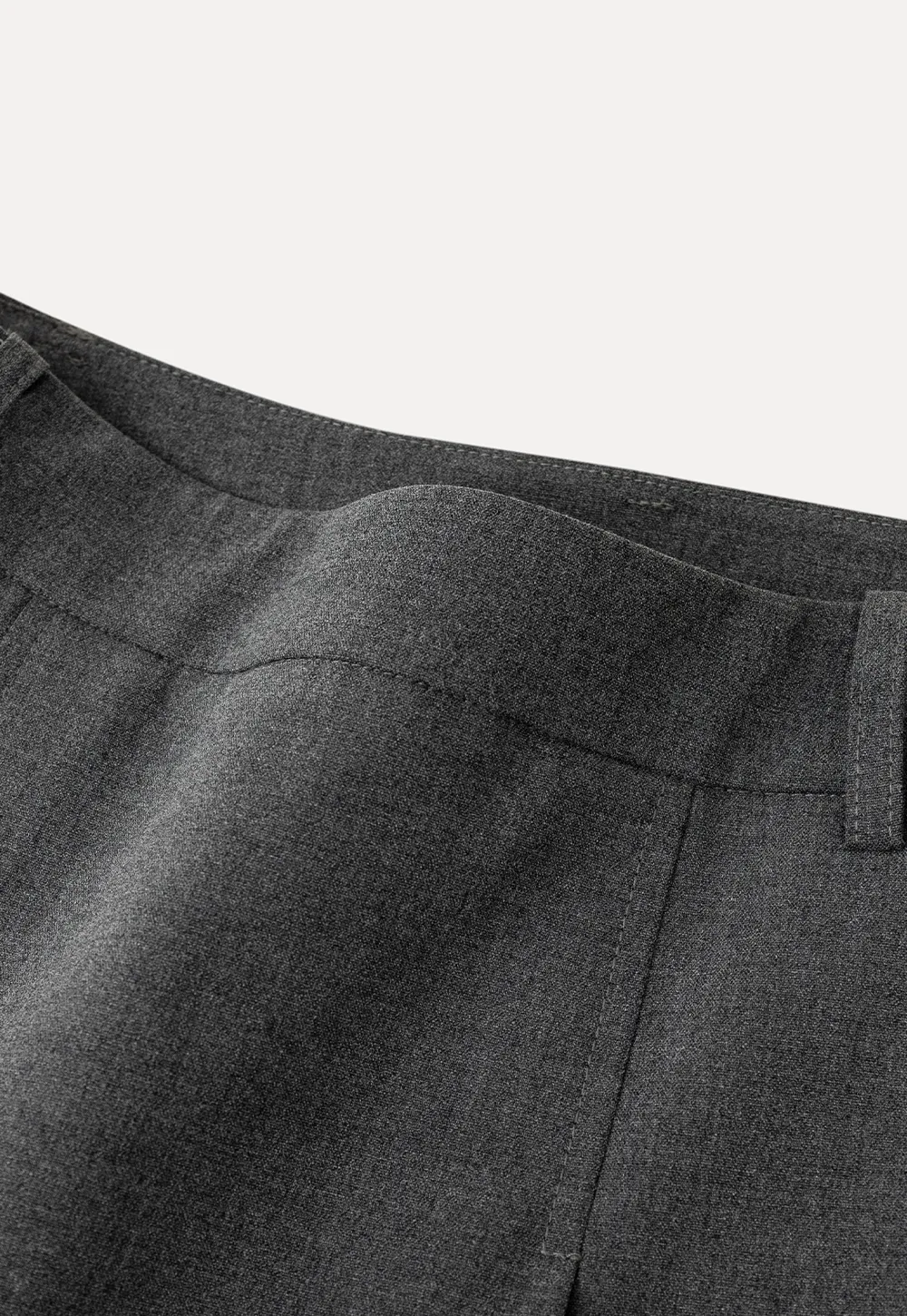 Pleated A-line Mini Skirt