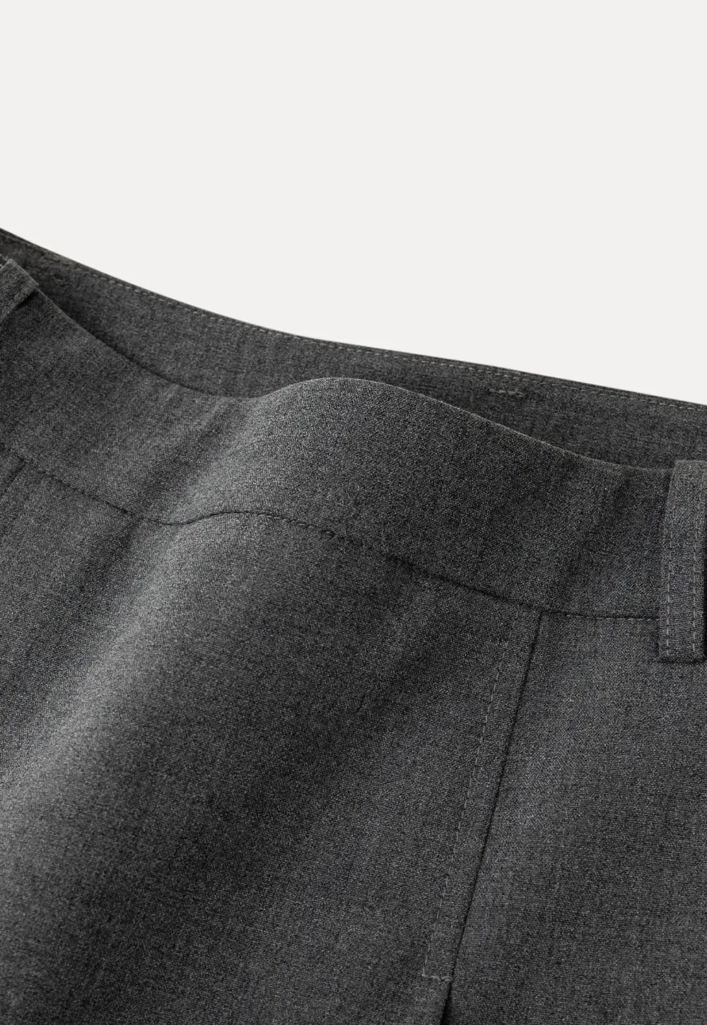 Pleated A-line Mini Skirt