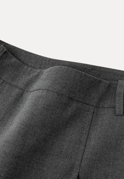 Pleated A-line Mini Skirt