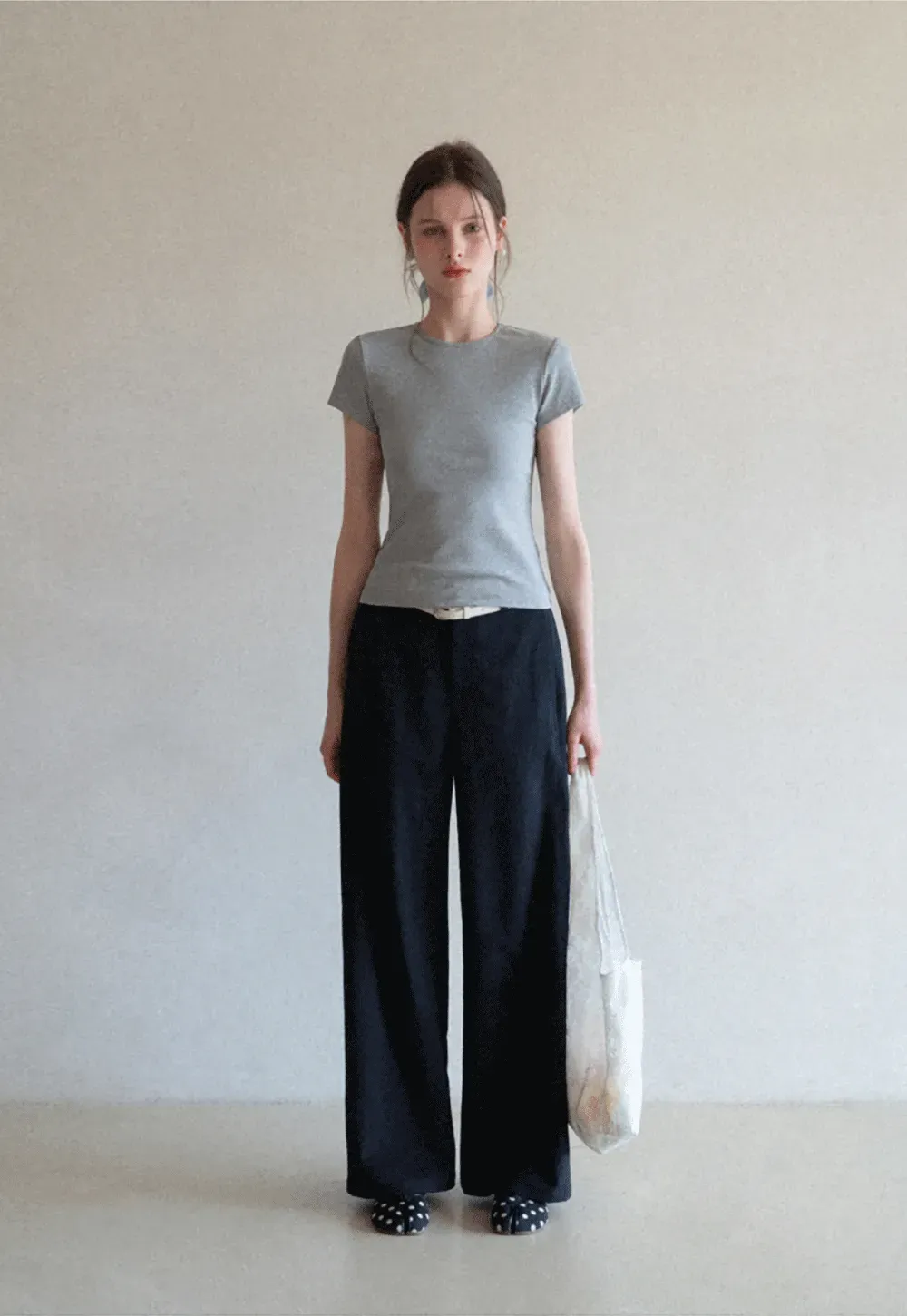 Slim Fit Short Sleeve Crew Neck T Shirt