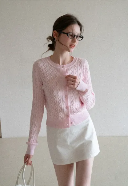 A-line mini skirt with clean lines and simple design