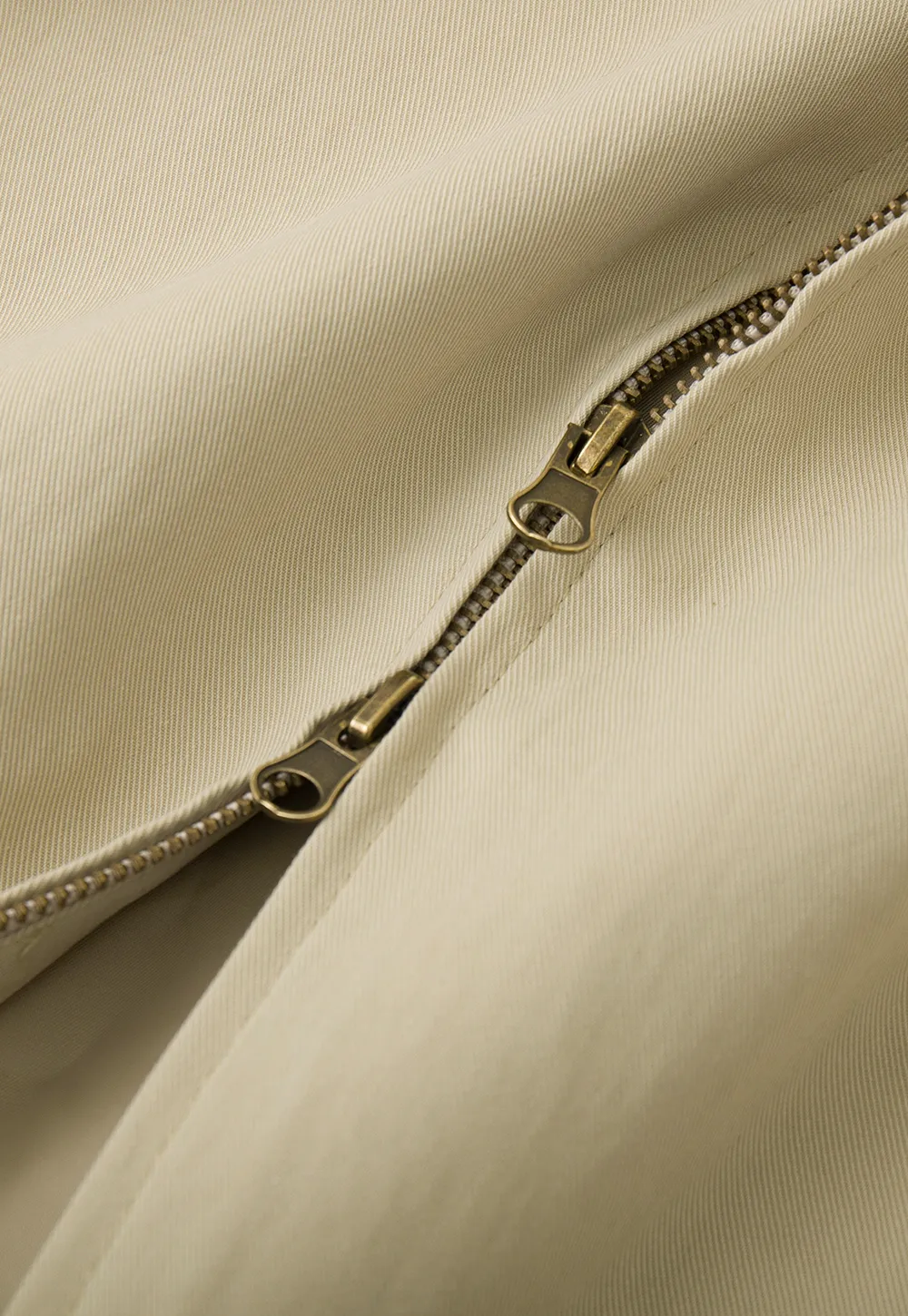 Short Jacket with Collar and Elastic Hem