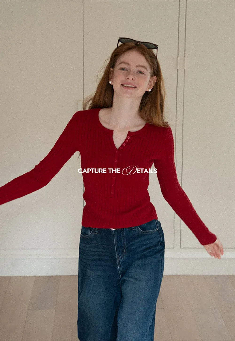 Wide Leg Denim Jeans with Belt Loop