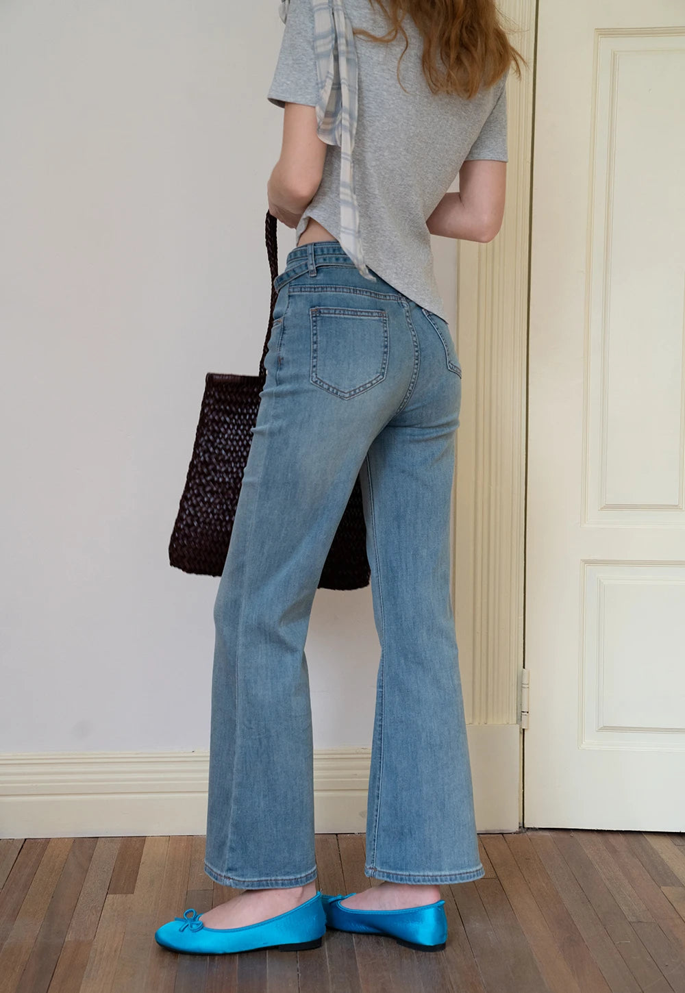Women’s Flared Jeans with Belt